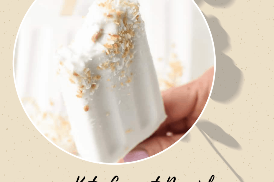 Keto Coconut Popsicle